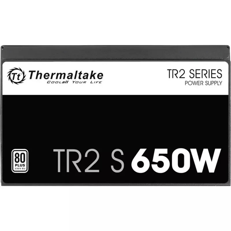 Zasilacz Thermaltake TR2 S 650W — ATX, 20+4 pin, 80 PLUS, wentylator 120 mm, czarny