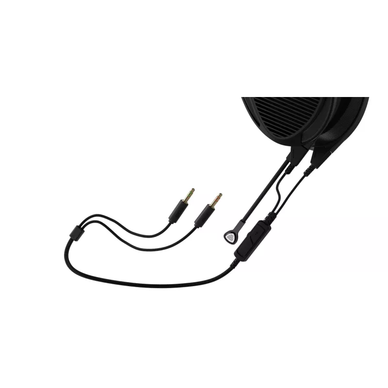Przewodowy zestaw słuchawkowy do gier ASUS ROG Kithara, wokółuszny, 8–55 000 Hz, kabel 1,8 m, 420 g, czarny