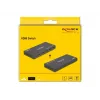 DeLOCK HDMI Switch 4 x HDMI wejście na 1 x HDMI wyjście 8K 60 Hz Czarny
