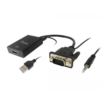 Adapter VGA na HDMI z dźwiękiem Equip 119038