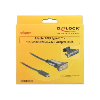 Kabel szeregowy DeLOCK 62904 czarny 1,8 m DB-9