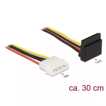 Wewnętrzny kabel zasilający DeLOCK 85513 0,3 m