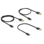 Kabel USB DeLOCK 83680 USB 2.0 USB A Micro-USB B Czarny