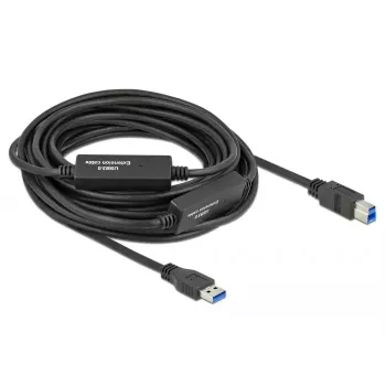 Kabel USB DeLOCK 85380 USB 3.2 Gen 1 10 m USB A USB B Czarny
