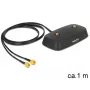 Kabel koncentryczny DeLOCK 88739 1 m 2xSMA czarny