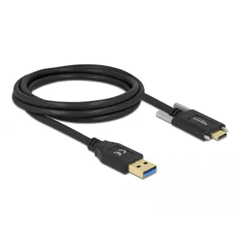 Kabel USB DeLOCK 84019 2m USB 3.2 Gen 1 USB A USB C Czarny