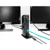 Stacja dokująca DeLOCK USB z dwoma wyjściami DisplayPort 4K, USB 3.2, LAN, Audio