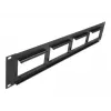 Patch Panel DeLOCK Easy 45 19 cali 4 x 90,5 x 45,2 mm 2U czarny