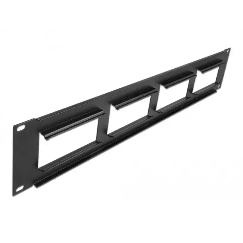 Patch Panel DeLOCK Easy 45 19 cali 4 x 90,5 x 45,2 mm 2U czarny