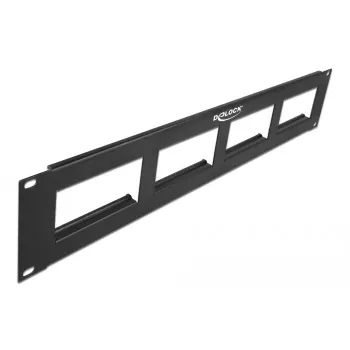 Patch Panel DeLOCK Easy 45 19 cali 4 x 90,5 x 45,2 mm 2U czarny