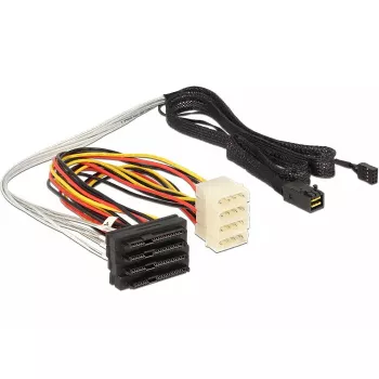 Kabel SAS DeLOCK 83391 1m Wielokolorowy