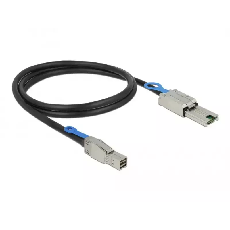 Kabel sieciowy DeLOCK 83734 Mini SAS HD SFF-8644 na Mini SAS SFF-8088 1m czarny