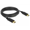 Kabel USB DeLOCK 83867 USB 2.0 3 m USB C Czarny