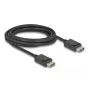 Kabel DisplayPort DeLOCK 16K 30 Hz 8K 60 Hz 40 Gb/s 3 m