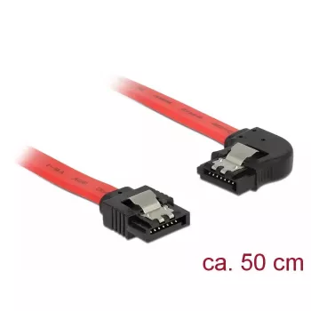 Kabel SATA DeLOCK 83964 0,5 m Czarny Czerwony