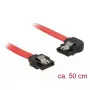 Kabel SATA DeLOCK 83964 0,5 m Czarny Czerwony