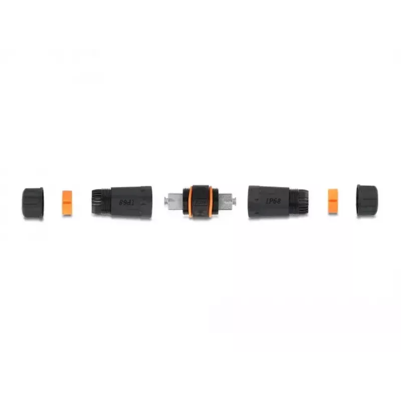 DeLOCK kabel connector LSA to LSA Cat.6A IP68 waterproof Czarny