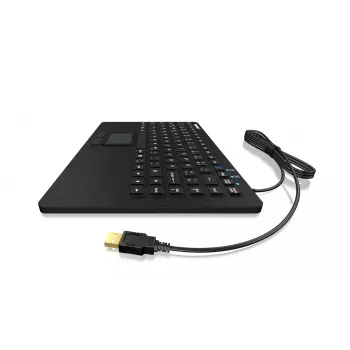KeySonic KSK-5230 IN (DE) klawiatura biurowa USB QWERTZ niemiecka czarna