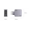 Ugreen Nexode Pro 160W GaN Charger with USB-C kabel Universal Czarny, szary AC Fast charging Indoor