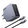 Ugreen Nexode Pro 160W GaN Charger with USB-C kabel Universal Czarny, szary AC Fast charging Indoor