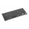 Manhattan Ultra cienki Dual-Mode Wireless klawiatura, układ niemiecki QWERTZ, Bluetooth (v3.0) i bezprzewodowa (2,4 GHz), 78 niskoprofilowych klawiszy nożycowych, automatyczne zarządzanie energią, zasięg 10 m, mikroodbiornik USB-A, bateria AAA (w zestawie), Windows i Mac, trzyletnia gwarancja