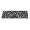Manhattan Ultra cienki Dual-Mode Wireless klawiatura, układ niemiecki QWERTZ, Bluetooth (v3.0) i bezprzewodowa (2,4 GHz), 78 niskoprofilowych klawiszy nożycowych, automatyczne zarządzanie energią, zasięg 10 m, mikroodbiornik USB-A, bateria AAA (w zestawie), Windows i Mac, trzyletnia gwarancja