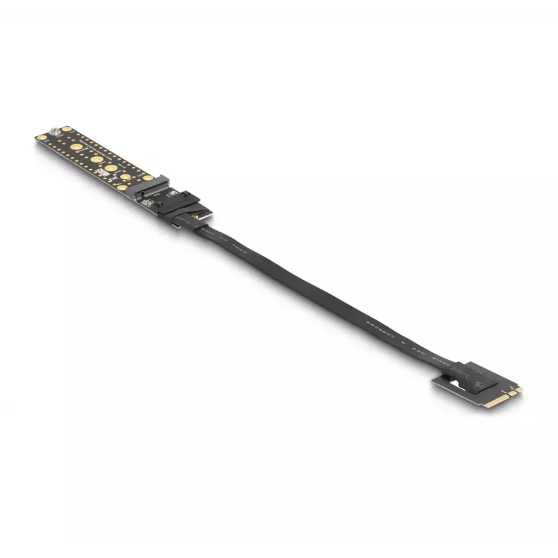 Karta rozszerzająca DeLOCK NVMe M.2 Key A+E męski do gniazda Key M, kabel 20 cm