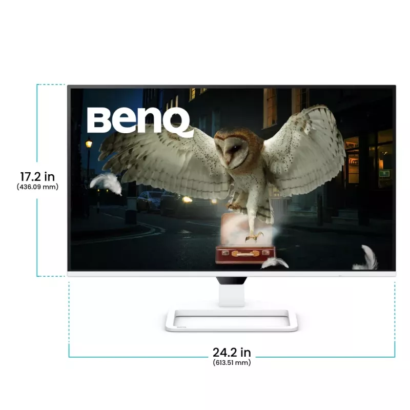 Monitor komputerowy BenQ EW270Q 27 cali (68,6 cm) 2560 x 1440 2K Ultra HD LCD biały z wbudowanymi głośnikami