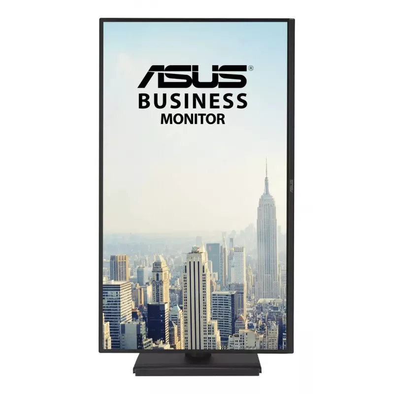 27-calowy monitor IPS LCD ASUS BE27AQ, 2560 x 1440 WQHD, 5 ms, hub USB 3.2, regulacja wysokości, VESA, wbudowane głośniki, czarny