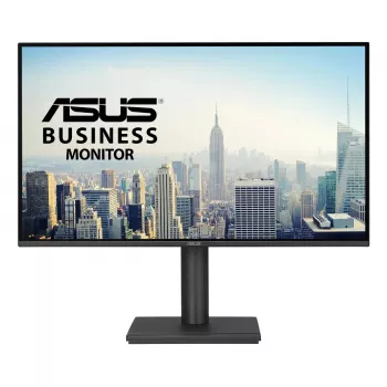 27-calowy monitor IPS LCD ASUS BE27AQ, 2560 x 1440 WQHD, 5 ms, hub USB 3.2, regulacja wysokości, VESA, wbudowane głośniki, czarny