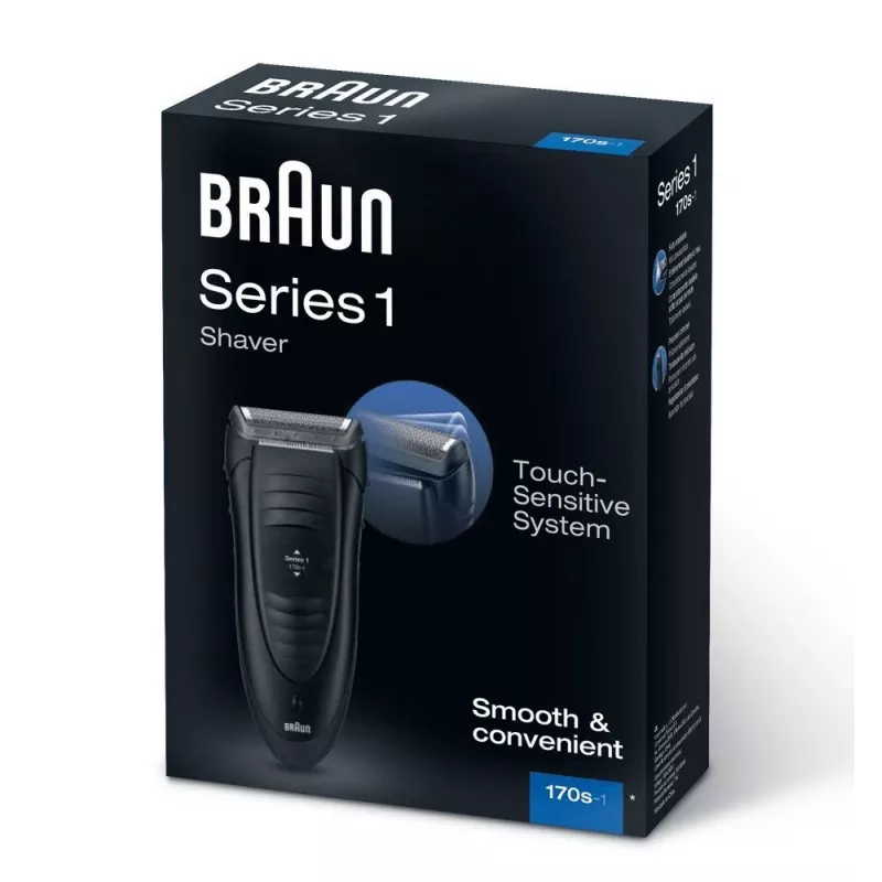 Braun Series 1 -170 Maszynka foliowa z trymerem Czarny