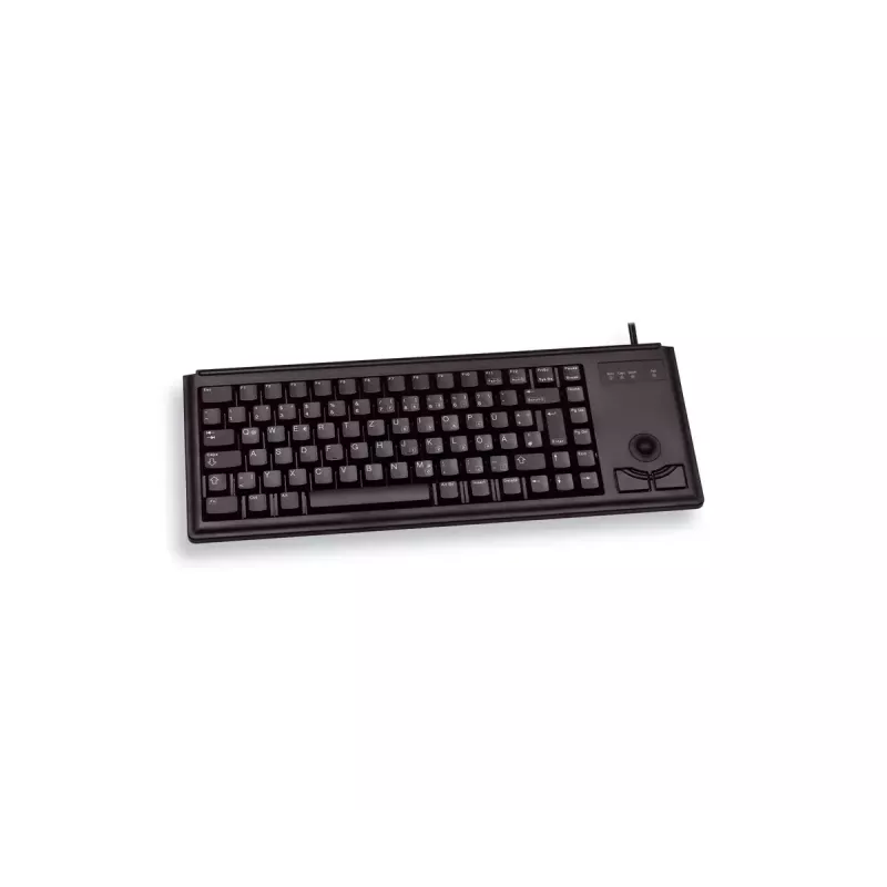 Cherry G84-4420 kompaktowa klawiatura z trackballem, USB, układ US, czarna