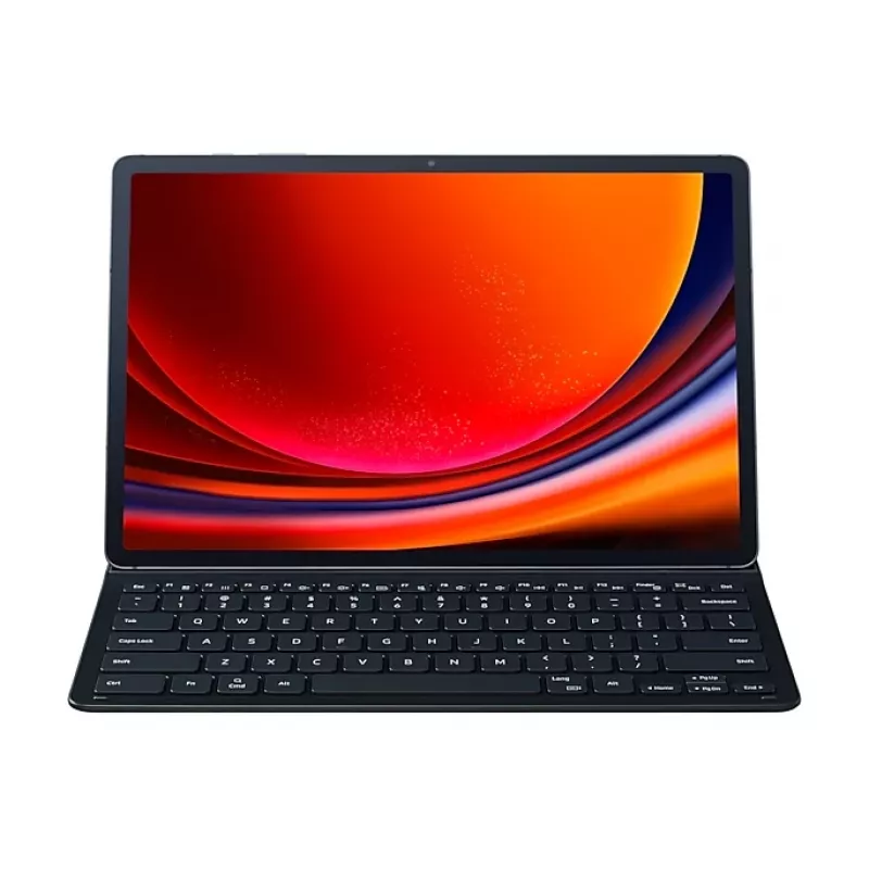 Klawiatura do tabletu Samsung EF-DX810BBGGDE dla Galaxy Tab S9+ — układ niemiecki QWERTZ, stacja dokująca Pogo Pin, Czarny