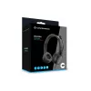 Zestaw słuchawkowy CONCEPTRONIC POLONA05BC — Stereofoniczny USB-C, mikrofon z redukcją szumów, wokółuszny, kabel 2 m, 20–22000 Hz, czarny