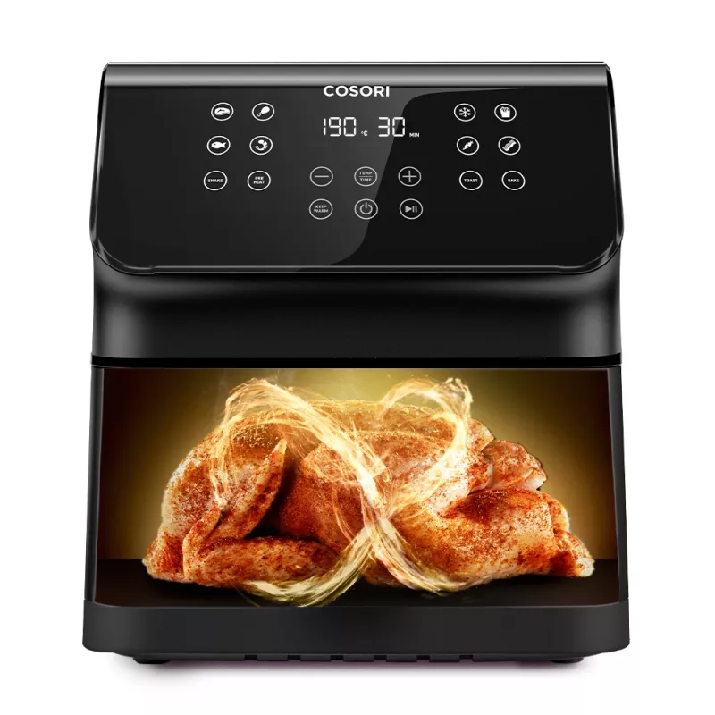 Cosori Premium II Chef Edition Pojedyncza 6,2 l Wolnostojąca 1700 W Frytownica beztłuszczowa Czarny