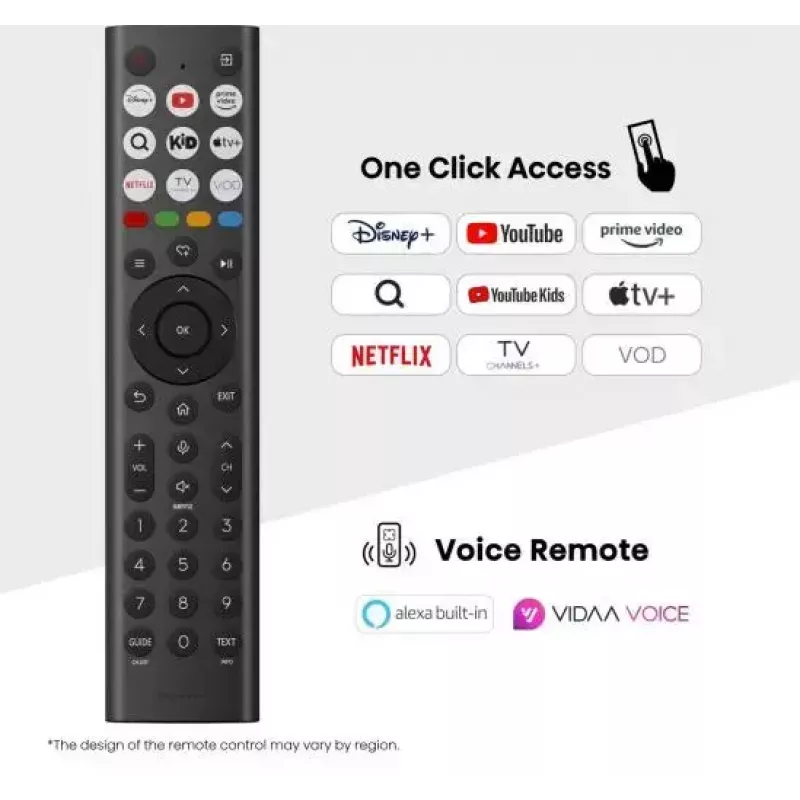 Hisense A7Q 65A7Q 165.1 cm (65 cali) 4K Ultra HD Smart TV Wi-Fi Czarny 400 cd/m²
