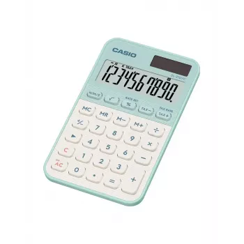Kalkulator CASIO SL-310YC kieszonkowy podstawowy 10-cyfrowy bateria/solar jasnozielony