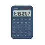 Podstawowy kalkulator biurkowy CASIO MS-20YC — 12-cyfrowy, funkcje podatkowe i zysku, bateria/energia słoneczna, granatowy
