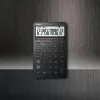 Kalkulator biurkowy CASIO JW-200DQ – Podstawowy, 12-cyfrowy, funkcje podatkowe i zysku, bateria/słoneczny, czarny