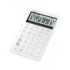 Kalkulator biurkowy CASIO JW-200DQ 12-cyfrowy podstawowy, bateria/solarny, funkcje podatku i zysku, biały