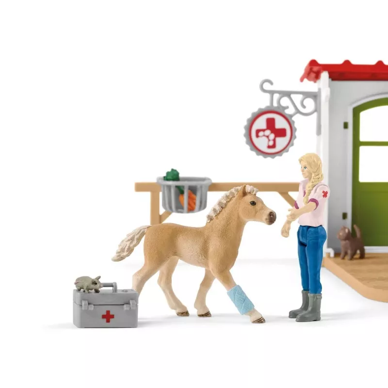 Gabinet weterynaryjny ze zwierzętami Schleich 42502