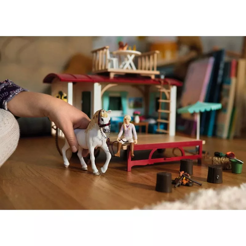 Caravan Schleich HORSE CLUB 42593 na tajne spotkania klubu