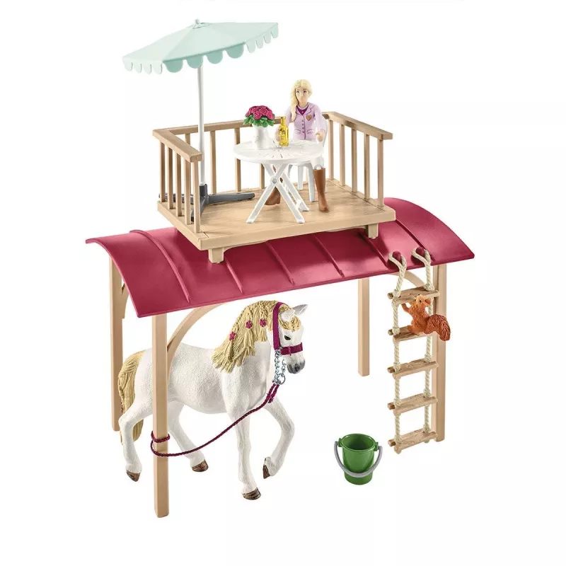 Caravan Schleich HORSE CLUB 42593 na tajne spotkania klubu