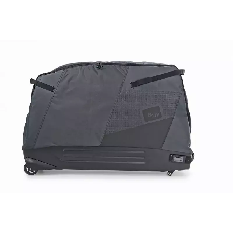 Torba transportowa na rower b&w international Bike.bag 2.0 — walizka transportowa, ABS i poliester, 1360×297×854 mm, czarno-szara