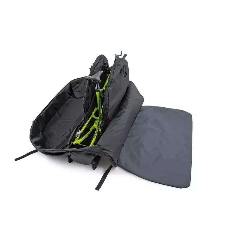 Torba transportowa na rower b&w international Bike.bag 2.0 — walizka transportowa, ABS i poliester, 1360×297×854 mm, czarno-szara