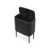 Kosz na śmieci Brabantia 315824 36L prostokątny plastikowy czarny