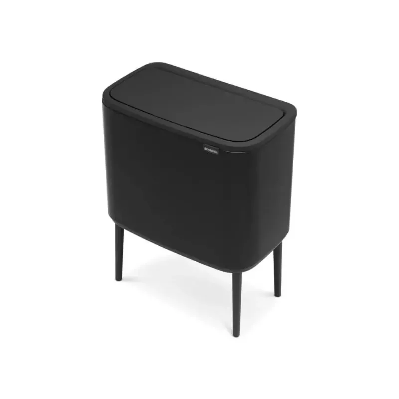 Kosz na śmieci Brabantia 316203 34L prostokątny stalowy czarny