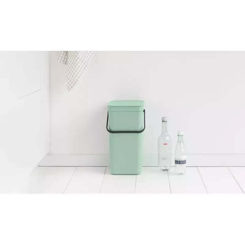 Brabantia Sort & Go 16 L zielony pojemnik na odpady 220x279x401 mm