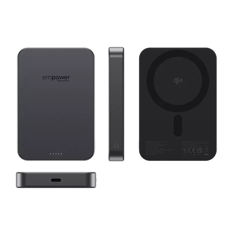 Przenośny powerbank PanzerGlass empower™ 10000mAh Space Czarny, 0,245 kg