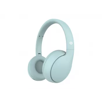 Zestaw słuchawkowy CONCEPTRONIC PARRIS04B — Bluetooth i przewodowe słuchawki dziecięce, wokółuszne, 20–20 000 Hz, 170 g, jasnoniebieskie
